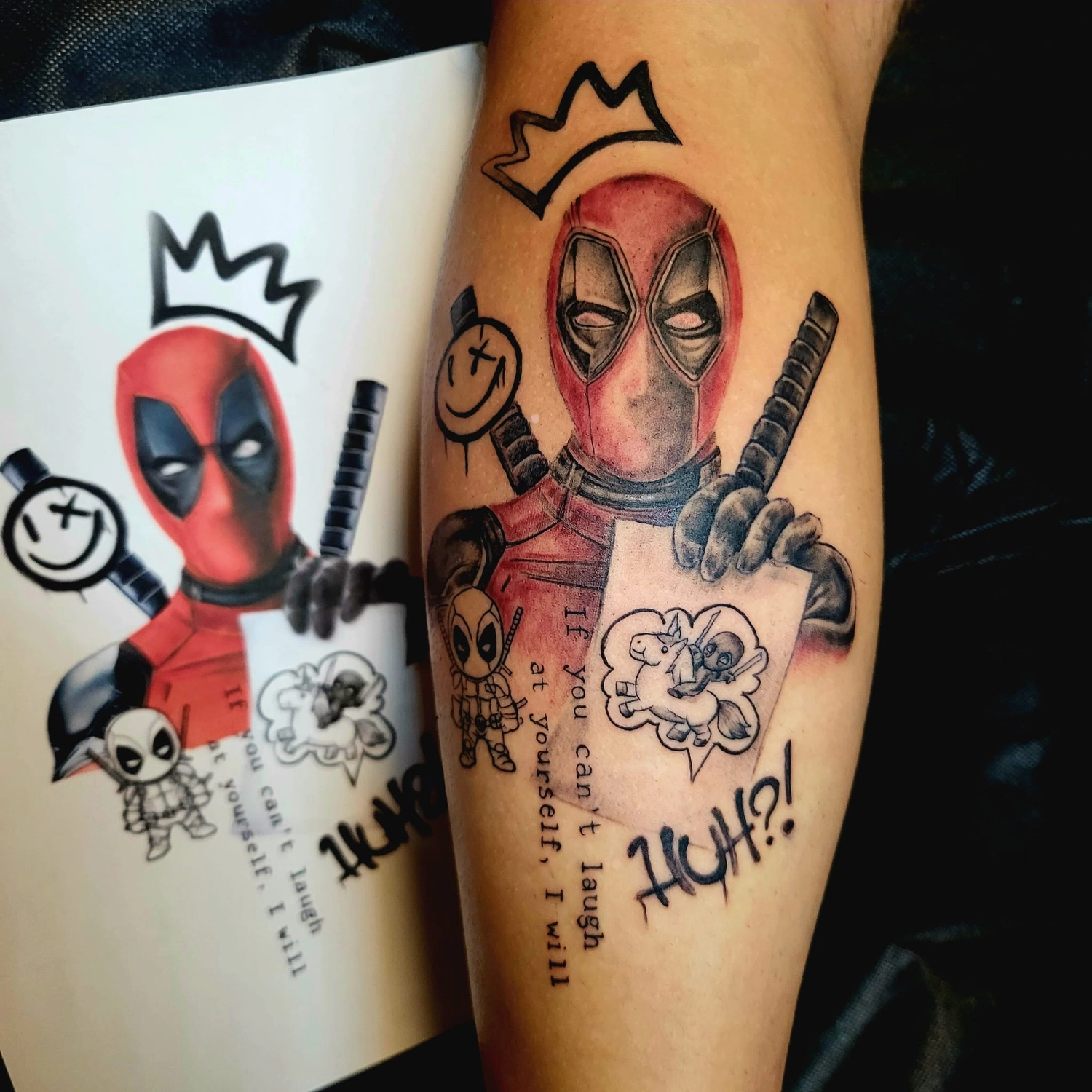 A Fleur de Peau - Professionelles Tattoo Studio - Tätowierung am Arm einer Person